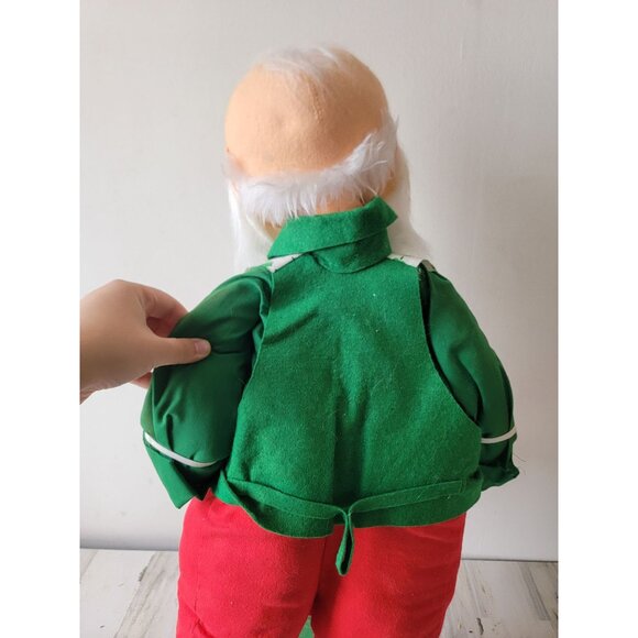 Large Santa Claus annalee vintage Xmas home decor unique plush - Picture 9 of 12